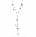 Star and Moon Starry Night Necklace